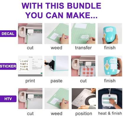 LOPASA Starter Kit Bundle Accessories Compatible with Cricut Machine