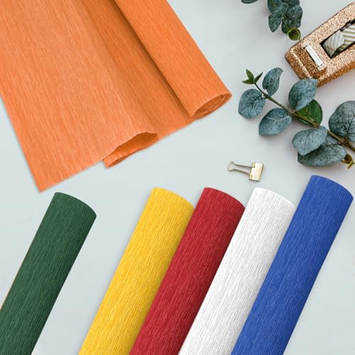 Crepe Paper Streamers 8 Rolls, 10 x 98Inch 8 Memphis Colors - color: Memphis
