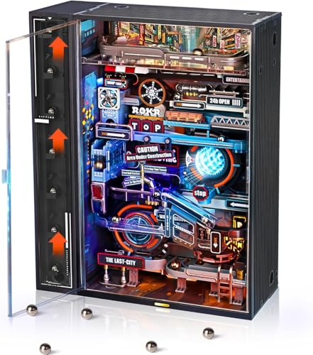 ROKR 3D Puzzles Building Toy Sets Marble Run Model Kits for Adults, DIY Hobbies for Men Women (Parallel World MR01S)