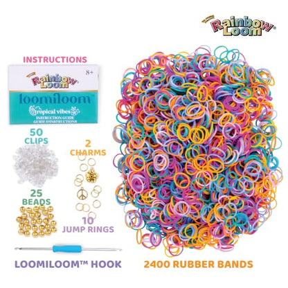Rainbow Loom LoomiLoom Tropical Vibes Rubber Band Bracelet Kit, 600pc