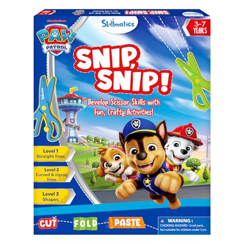 Skillmatics Snip Snip PAW Patrol, Scissor Skills, Felt Craft, Gift for Kids - style: 2. PAW Patrol