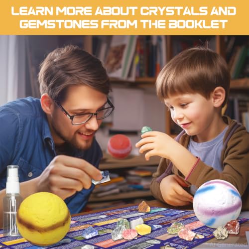 PIBEX Space Explore Gemstone Dig Kit, 30 Rocks & Minerals, 6 Planets - size: 6 Planets (30 Stones)