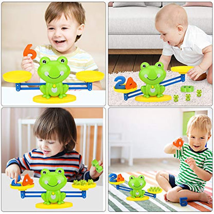 Montessori Toys for 3 Year Old: Frog Math Games Educational and Leaning Toy