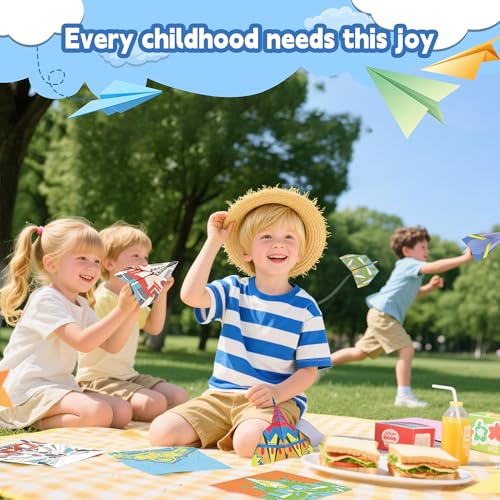 Paper Airplane Kit, Origami Kit for Kids Ages 8-12