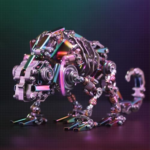 3D Metal Puzzle for Adults,Chameleon Puzzle Building Set，3D Metal Model Kit, Brain Teaser Puzzles DIY Assembling for Stress Relief - High end Men's Gift - style: Chameleon