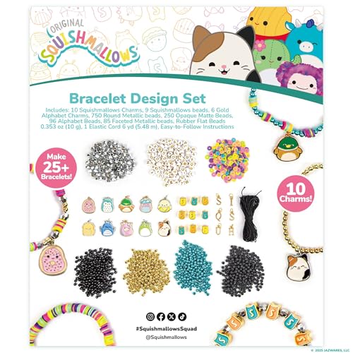 Horizon Group USA Jewelry Making Kit, Squishmallows Bracelets