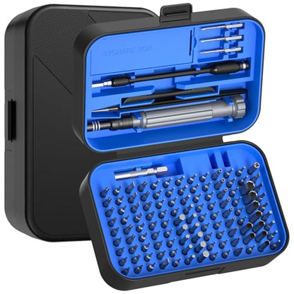 LIFEGOO Precision Screwdriver Set, 150 in 1 Magnetic Screwdriver Set with mini built-in box, Repair Tool Kit for Computer, Laptop, iPhone, Macbook, PC, PS5, Xbox Controller, RC, Jewelers, Glasses Blue - color: Blue, size: 150 in 1