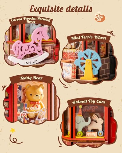 Rolife Toy Shop DIY Miniature House Kit - color: Whimsy Toy Shop