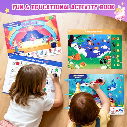 JoyCat Seek & Find Game Book, Educational Toys for Girls Ages 3-6 - style: 3. Seek & Find Girls