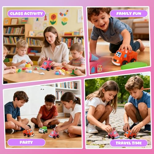 Air Dry Clay Kit for Kids - 3 Boxes Pull Back Car Making - color: Fun Adventure Park
