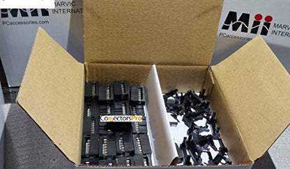 PC Accessories - Connectors Pro 50-Pack 2X5 10P 2.54mm Dual Rows IDC Sockets for Flat Ribbon Cable, 10 Pins FC Female Connector