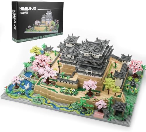 Japan Himeji Castle Micro Building Blocks Set, Japanese Architecture