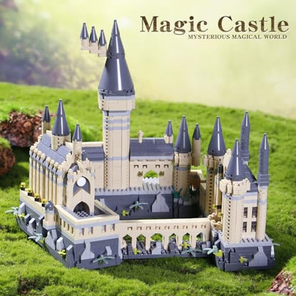 2680PCS Harry Magic Castle Micro mini Building Blocks Toys Sets(Gift Box) - color: Castle