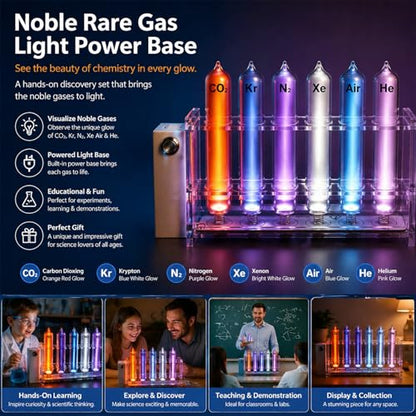 Noble Rare Gas Light Power Base (Does not Include Glass Tubes)