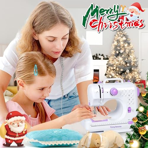 Flying Banana Portable Sewing Machine for Beginners, 12-Stitch Mini - style: Heavy Duty Pro Sew