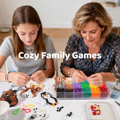 Pony Beads for Crafts, Keychain Making Kit Bead Pets DIY Crafts Jewelry Making Kit for Bracelets Bag Charm Necklaces Key Chains - color: rainbow color pony beads