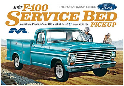 1967 Ford F-100 Service Bed Pickup Plastic Model Kit 1:25