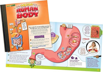 SMARTLAB Toys Squishy Human Body with 21 Removable Body Parts with Anatomy Book