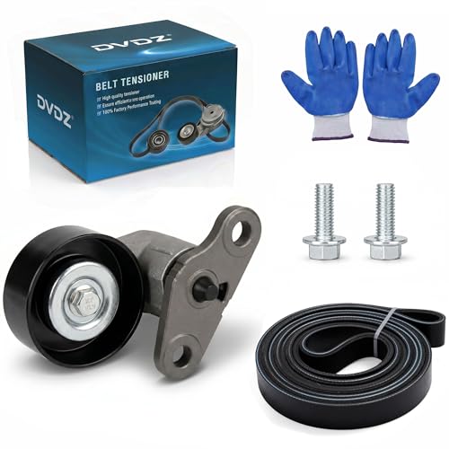 A/C Belt Tensioner Pulley Kit 90K-38159 with 2 Mounting Bolts Compatible with Chevy Tahoe 2000-2008, GMC Yukon 2000-2008, Cadillac Escalade 2002-2008, Chevy Avalanche 2002-2008 – Replace ACK040378HD - size: 90K-38159+BOLT
