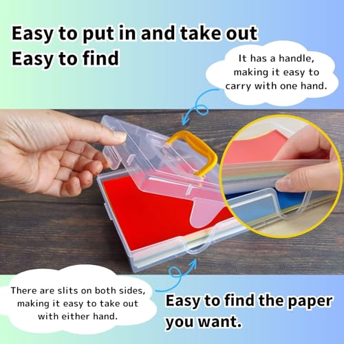 Someie｜Origami Paper｜Origami kit｜Craft｜6 Inch Origami Paper Storage Container ｜double sided Japanese pattern sheets 4pattern×9sheet each total 36 sheets (double sided Japanese pattern)