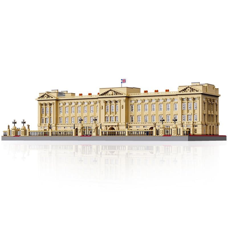 ELAICREE Architecture Buckingham Palace Building Blocks, 5604+Pcs Modular House Building Set for Adults Collectors Hobbyists, DIY Blocks Educational Toy Gift - color: Buckingham Palace