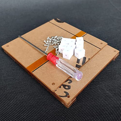 MINI 3D Led Cube Transparent Acrylic Case It is Only Applicable to 3D8MINI (3D8MINI-CASE-5PS) - color: 3d8mini-case-5ps