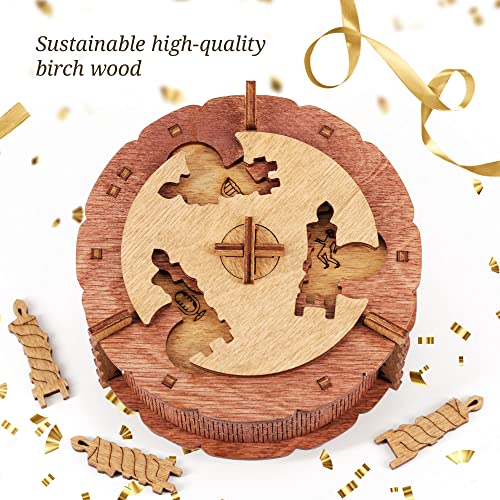 iDventure Birthday Cake, Money Puzzle Box for Adults, Box for Cash Gift - color: Birthday Cake