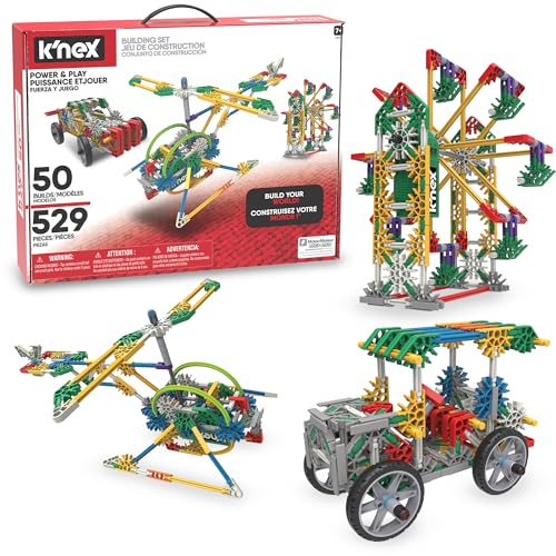 K'NEX - Power & Play Motorized Set ‚ 529 Pieces, STEM Building, Kid Construction Set‚ Ages 7+
