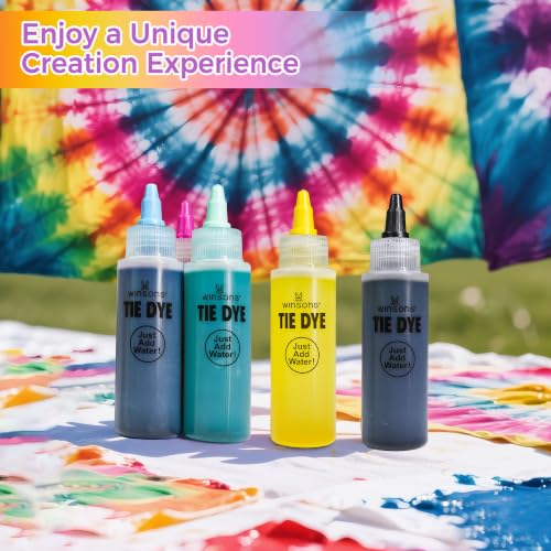 12 Colors Tie Dye Kit, Fabric Dye Set for Kids Adults Parties - color: 12 COLORS