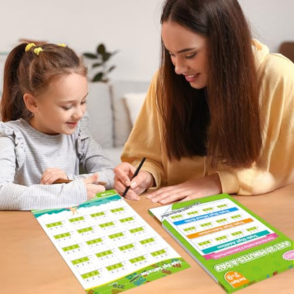 Addition and Subtraction Workbook Triple Digit Math Practice Worksheets for 2nd 3rd Grade, Addition&Subtraction Worksheets One Page A Day Math for Ages 6-9, Math Repetition Exercise Daily, 56 Pages - style: Level 4（Addition and Subtraction）
