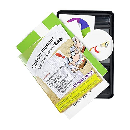The Purple Cow Crazy Scientist Optical Illusions - Science Kits for Young Researchers. for Learning & Education - STEM Educational Games for Kids, Boys & Girls, with Instructions - style: Optical Illusions