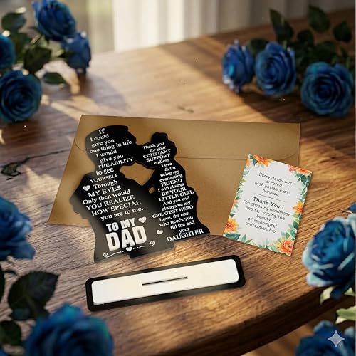 Fathers Day To My Dad Gifts – Best Dad Ever Gifts, Birthday Valentines from Daughter Son Kids, Golf Dog Bonus Father in Law Gift - color: ToMyDad02
