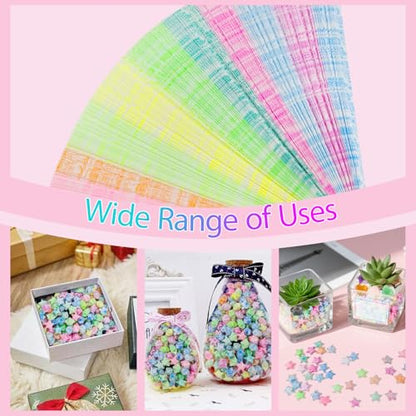 Jtnohx Luminous Origami Star Paper Strips Luminous Origami Love 630 Sheets - color: love