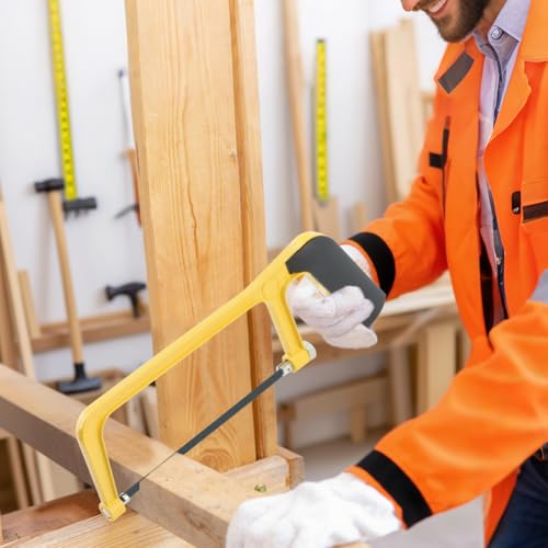 6 Inch Mini Hacksaw and Mitre Block Set - color: Yellow