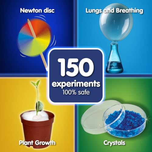 Science4you Super Science Kit for Kids 6-8 - Discover 150 Science Experiments, Chemistry Set, Science Gifts for Kids 8-12