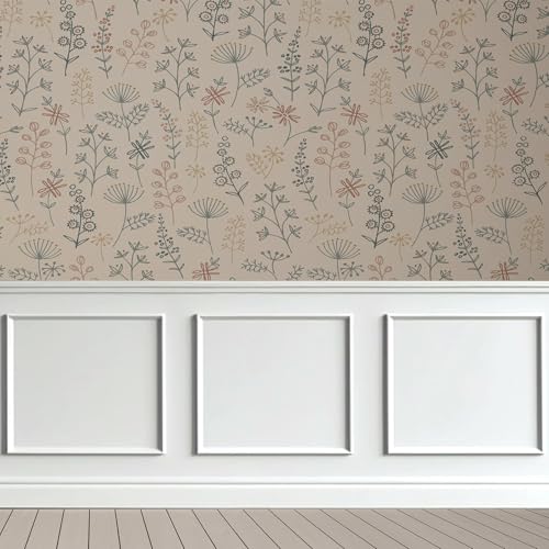 Lunghaa 3-Frame 20" x 20" Premade Accent Wall Molding Kit, Ready-to-Assemble Wainscoting Panels, Pre-Cut Chair Rail Moulding Trim Picture Frame for Home Décor - size: 3-Frame, 20"W x 20"H
