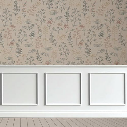 Lunghaa 3-Frame 20" x 20" Premade Accent Wall Molding Kit, Ready-to-Assemble Wainscoting Panels, Pre-Cut Chair Rail Moulding Trim Picture Frame for Home Décor - size: 3-Frame, 20"W x 20"H