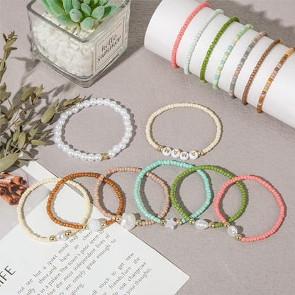 TEXGIZRLY 3mm Seed Beads for Jewelry Making Bracelet Making Kit Adults - size: Seed Beads 3MM-A