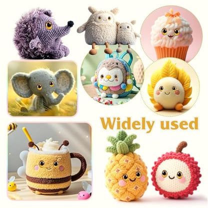 TOAOB 28pcs Gold Oval Safety Eyes with Washers 13 x 18mm Stuffed Animals Craft Plastic Doll Eyes for DIY Amigurumis Crochet Puppet Making - color: Gold