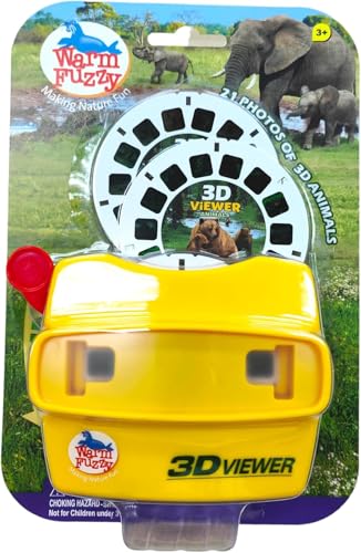 WARM FUZZY Zoo Animals 3D Viewfinder | 3 Reels 21 3D Images - color: Zoo