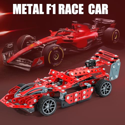 Metal Model Car Kits - 290 Pcs Erector Set for Boys Age 8-12 14 and Up, Building Kits, STEM Projects for Kids Ages 12-16 6-12 8-10 8-13, Building Toys Gifts for 15 16 Year Old Boys and Adults