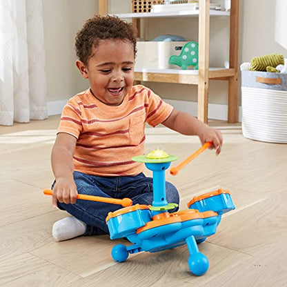 VTech KidiBeats Drum Set (Frustration Free Packaging), Orange - color: Orange, style: Frustration Free Packaging