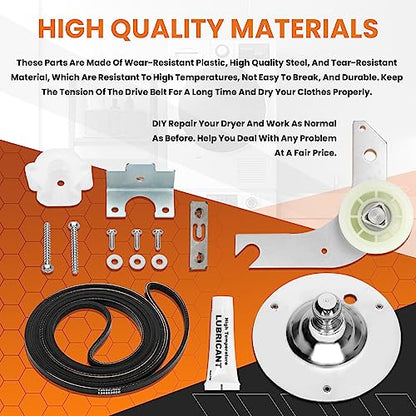 5303281153 Dryer Drum Rear Bearing Kit And 134503600 Dryer Drum Drive Belt