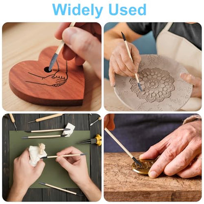 50PCS Sanding Sticks, Premium Double End Sanding Twigs, 120/280 Grit