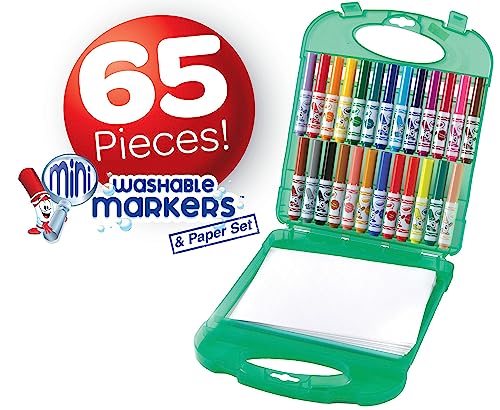 Crayola Pip-Squeaks Washable Markers 65ct, Coloring Art Supplies for Kids - style: Pip Squeak Markers