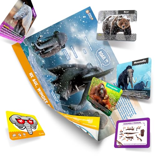 Mammoth Dig Kit - 2-in-1 Woolly Mammoth Excavation & Painting Activity Set, STEM Science Toys for Kids 6+, Ice Age Skeleton Fossil Digging Kit, Educational Gifts for Boys Girls - size: Woolly Mammoth Excavation