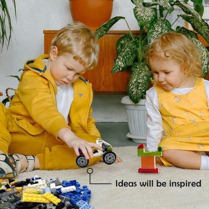 Wheels and Axles Sets Car Tires with Classic Bricks Starter Building Kit
