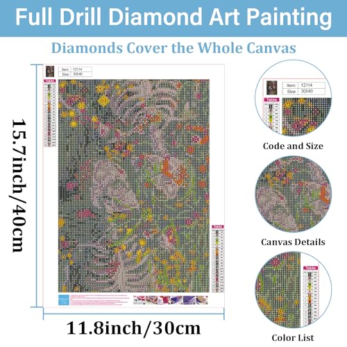 Skull Diamond Art Kits for Adults, Skeleton Diamond Painting Kits 12x16 in - color: Style 5