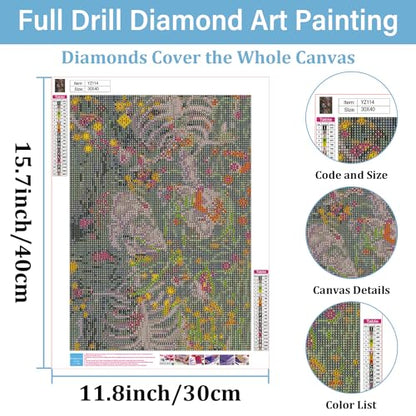 Skull Diamond Art Kits for Adults, Skeleton Diamond Painting Kits 12x16 in - color: Style 5