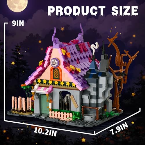 Halloween Haunted House Building Blocks Set 1202 PCS for Adults 14+